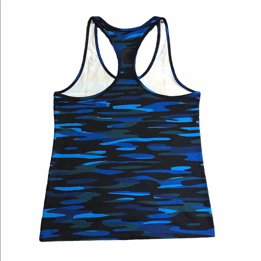 Nike Camo Racer Back Athletic Tank Top - Picture 2 of 3